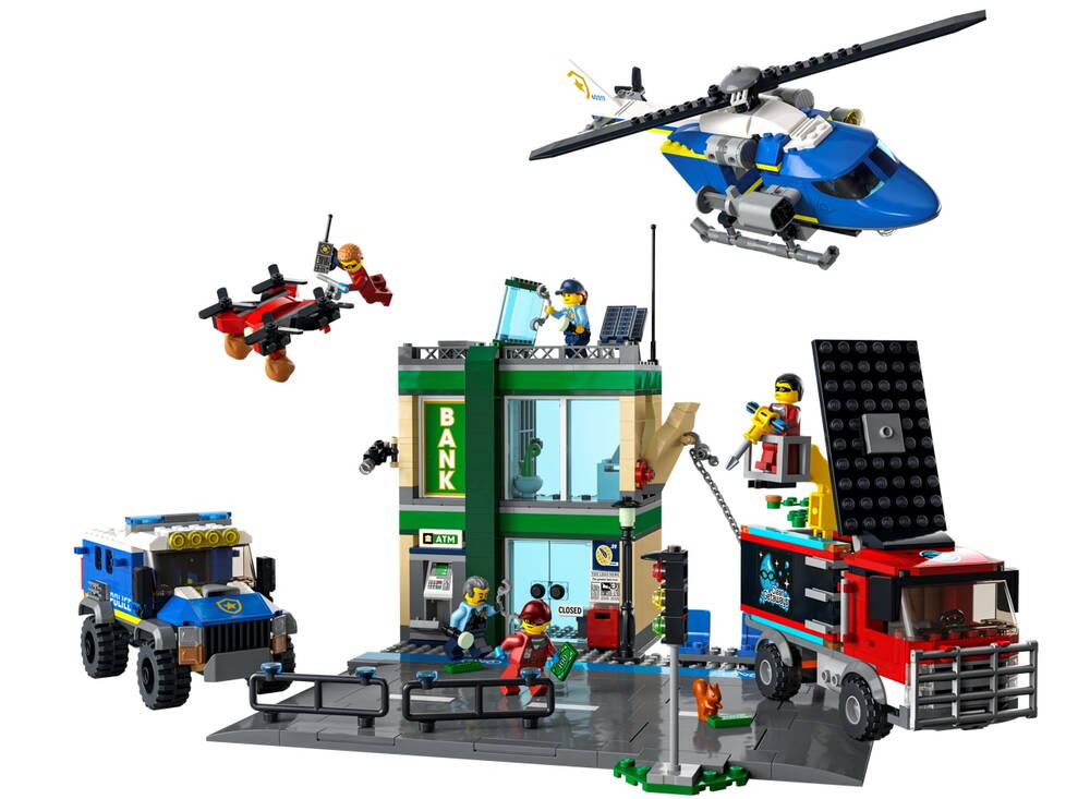 A picture containing LEGO, toy, sky, different Description automatically generated