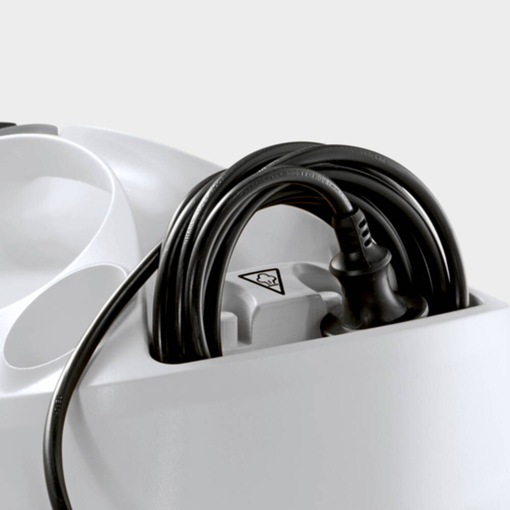 Aparat de curățat cu abur SC 4 EasyFix Plus: Compartiment integrat pentru depozitarea cablului