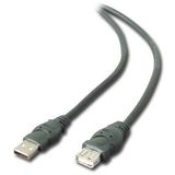 USB 2.0 Cable (USB Type A 4-pin (Male)USB (Female), 2.0, 3m, Black)