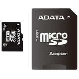 Micro SDHC 4GB Clasa 4 + Adaptor SD