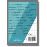 Blocnotes capsat, A6, 100 file - 60g/mp, microperforatii, Aurora Office - dictando