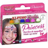Creioane machiaj, 6 culori/cutie, ALPINO Princess