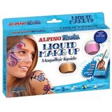 Make-up lichid, 8 culori x 10 gr, ALPINO Fiesta