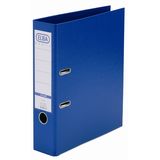 Biblioraft A4, plastifiat PP/PP, margine metalica, 80 mm, Elba Smart Pro+ - albastru