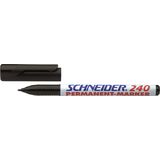 Permanent marker Schneider Maxx 240, varf rotund 1-2mm - negru