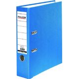 Biblioraft plastifiat color Falken, 80 mm, bleu - Pret/buc