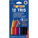 Creioane colorate Morocolor Maxi, 3 mm diametru, 12 culori/cutie - Pret/cutie