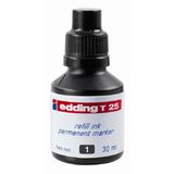 Tus Edding T25, pentru markere permanente, 30 ml, negru - Pret/buc