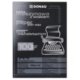 Indigo pentru masina de scris, 100 file/set, DONAU - negru