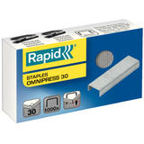 Capse Rapid, 1000 buc./cutie pentru capsator Rapid Omnipress 30 coli