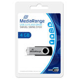 MediaRange USB flash drive, 4GB