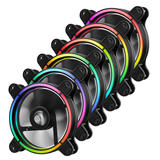 T.B. RGB LED 6 Fan Pack