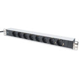 DIGITUS 19'' outlet strip, 8 outlets schuko