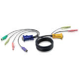 ATEN Cablu prelungire KVM (HD15-SVGA, PS/2, PS/2, Audio) - 1.8m