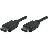 Manhattan cablu monitor HDMI/HDMI 1.3 15m ecranat, negru