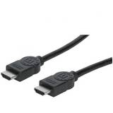 Manhattan cablu monitor HDMI/HDMI 1.4 Ethernet 3m negru contacte nichelate