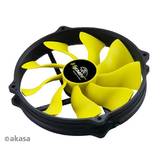 Akasa SuperSilent High airflow Viper R PWM S-Flow Fan, 14/12cm, 110CFM