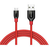 PowerLine+ USB Male la microUSB Male, 1.8 m, Red
