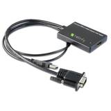 Techly Convertor VGA > HDMI M/F cu USB audio