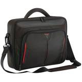 Targus geanta laptop Classic+Clamshell 13-14.1 in/33-35,8cm, negru si rosu