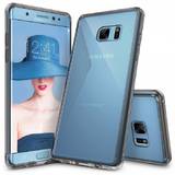 Husa Samsung Galaxy Note 7 Fan Edition Ringke FUSION SMOKE BLACK + bonus folie Ringke Invisible Screen Defender