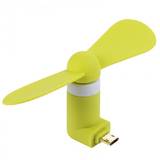 Ventilator mini portabil micro-USB reversibil Benks verde