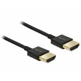 Cable High Speed HDMI cu Ethernet A male > A male 3D 4K 0.25m Slim