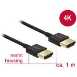 Delock Cable High Speed HDMI with Ethernet - HDMI-A male > HDMI-A male 4K 1.5m