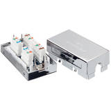 Equip junction box for cat.6 lan cable shielded