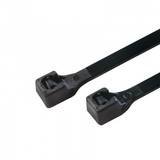 Set coliere PVC 100 buc., lungime 10 cm black