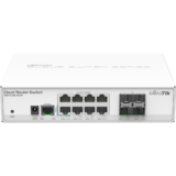 CRS112-8G-4S-IN L5 8xGig LAN, 4xSFP, PoE in, desktop case