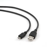 Gembird micro USB cable 2.0 AM-MBM5P 3m black