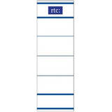 Etichete pentru bibliorafturi RTC, carton, 47 x 142 mm, 20 bucati/set - Pret/set