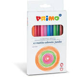 Set creioane colorate 1/1 Jumbo Primo