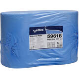 Rola lavete industriale,Celtex 59618, 3 straturi, hartie albastra, 500 portii/rola, 2 role/set