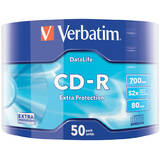 CD-R Verbatim, 52x, 700 MB, 50 bucati/shrink