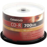 CD-R Omega, 52x, 700 MB, 50 bucati/shrink