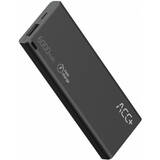 ACC+ Thin 6000 mAh, 1x USB, 2A, Black, Fast Charge