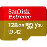 Micro SDXC Extreme 128GB UHS-I U3 V30 Class 10 160 MB/s + Adaptor SD Mobile