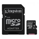 Card de Memorie Kingston Micro SDXC Canvas Select Plus 100R, 64GB, Clasa 10, UHS-I + Adaptor