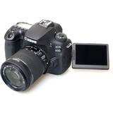 EOS 90D + obiectiv Canon EFS 18-55mm f3.5-5.6 IS STM, Senzor APS-C CMOS de 32,5 megapixel, Ecran tactil TFT Clear View II