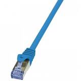 LOGILINK - Patch Cablu Cat.6A 10G S/FTP PIMF PrimeLine 0,50m albastru