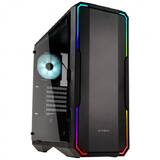 Enso RGB MiddleTower, Tempered Glass, Black