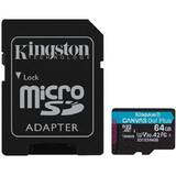 Micro SDXC Canvas GO Plus, 64GB, Clasa 10, UHS-I + Adaptor