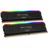 Ballistix Max RGB negru, DDR4-4000, CL18 - 16 GB Dual-Kit