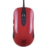 DM1 FPS Blood Red Gaming Mouse - RGB, dark red, glossy