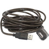 prelungitor, USB 2.0 (T) la USB 2.0 (M),  5m, activ (permite folosirea unui cablu USB lung), Negru "UAE-01-5M"