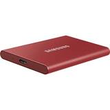 Portable SSD T7 1TB extern USB 3.2 Gen 2 metallic red