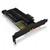 IB-PCI215M2-HSL PCIe extension card for 2x M.2 SSDs, heat sinks