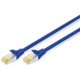 CAT 6A S-FTP patch cable Cu LSZH AWG 26/7 length 1 m Albastru